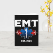 Afgestudeerde EMT-student EMT Est ontwerp Kaart (Gele Bloem)