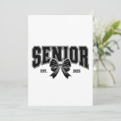 Afgestudeerde Est 2025 Student Vintage Kaart (Staand voorkant)