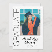 Afgestudeerde foto klas van  kaart (Voorkant)