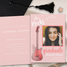 Afgestudeerde Foto Roze Country Muziekafstudeerfee
