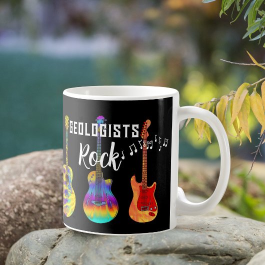 Afgestudeerde geologen rock afstuderen koffiemok