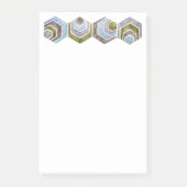 Afgestudeerde hexagon post-it® notes (Voorkant)