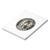 Afgestudeerde Kat Grappige Kat Grafisch - Afgestud Notitieblok (Linkerzijde)
