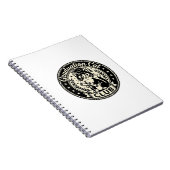 Afgestudeerde Kat Grappige Kat Grafisch - Afgestud Notitieboek (Rechterzijde)