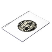 Afgestudeerde Kat Grappige Kat Grafisch - Afgestud Notitieboek (Linkerzijde)