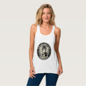 Afgestudeerde Kat Grappige Kat Grafisch - Afgestud Tanktop (Volledige Voorkant)