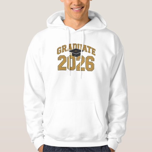 Afgestudeerde klas hoodie (Voorkant)