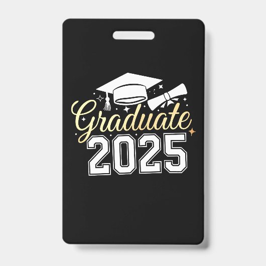 Afgestudeerde klas van 2025 afgestudeerde badge (Voorzijde)
