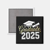 Afgestudeerde klas van 2025 afgestudeerde magneet (Voorkant / Achterkant)