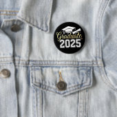 Afgestudeerde klas van 2025 afgestudeerde ronde button 5,7 cm (In situ)