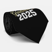 Afgestudeerde klas van 2025 afgestudeerde stropdas (Opgerold)