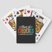 Afgestudeerde klas van 2025 Afgestudeerde student Pokerkaarten (Achterkant)
