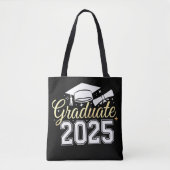 Afgestudeerde klas van 2025 afgestudeerde tote bag (Voorkant)