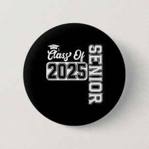 Afgestudeerde klas van 2025 Afstuderen 2025 Terug Ronde Button 5,7 Cm