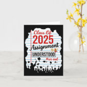 Afgestudeerde klas van 2025 afstuderen universitei kaart (Gele Bloem)