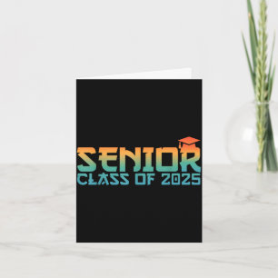 Afgestudeerde klas van 2025 eindexamen middelbare kaart