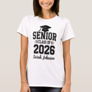 Afgestudeerde Klas Van 2026 Afstudeerceremonie Aan T-shirt