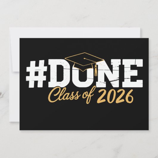 Afgestudeerde Klas Van 2026 Afstuderen 26 Trotse A Kaart (Voorkant)