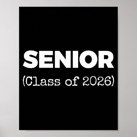 Afgestudeerde klas van 2026 nieuwe middelbare scho poster (Voorkant)