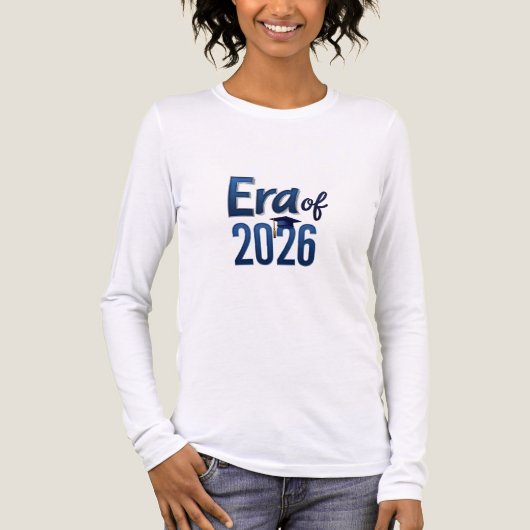 Afgestudeerde klas van 2026 Tri-Blend shirt (Voorkant volledig)