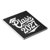 Afgestudeerde klas van 2027 afstuderen notitieblok (Schuin)