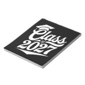 Afgestudeerde klas van 2027 afstuderen notitieblok (Linkerzijde)