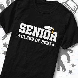 Afgestudeerde klas van 2027 eindexamenjaar trots t-shirt