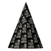 Afgestudeerde klas van 2027 Vlag van de VS Kruis C Feesthoedjes (Links)