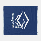 Afgestudeerde klas van 20?? BLUCLWHT aangepast jaa Fleece Deken (Voorkant (Horizontaal))