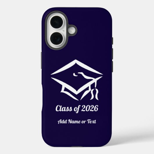 Afgestudeerde klas van 20?? NVYWHT Aangepaste jaar Case-Mate iPhone Case (Achterkant)