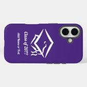 Afgestudeerde klas van 20?? PURWHT Aangepaste jaar Case-Mate iPhone Case (Achterkant (horizontaal))