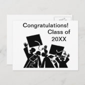Afgestudeerde klas van 20XX ansichtkaart Briefkaart (Voorkant / Achterkant)