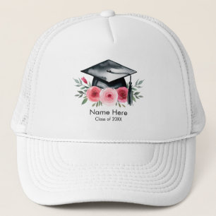 Afgestudeerde klas van 20XX bloem Trucker Pet