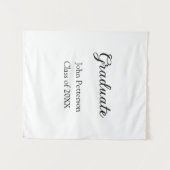 Afgestudeerde klas van 20XX eenvoudig minimale afs Wandkleed (Voorkant (horizontaal))