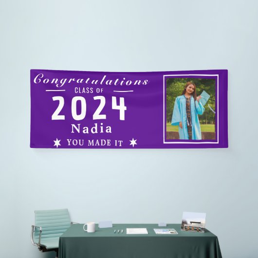 Afgestudeerde klas van gepersonaliseerde foto spandoek (Beurs)