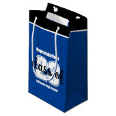 Afgestudeerde klasjaar aangepaste senior kleine ca klein cadeauzakje (Voorkant Gekanteld)