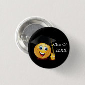Afgestudeerde Klasse Aangepast Ronde Button 3,2 Cm (Voorkant /achterkant)