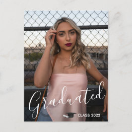 Afgestudeerde klasse van de 2022-Afstuderen fotoka Briefkaart
