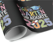 Afgestudeerde kleuterschool 2025 Afstudeerschool Cadeaupapier (Rol Hoek)