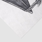 Afgestudeerde Lama Tissuepapier (Detail)