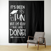 Afgestudeerde | Leuk Geweest Gelukkig Is Het Klaar Wandkleed (In situ)