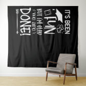 Afgestudeerde | Leuk was het, gelukkig is het klaa Wandkleed (In Situ (horizontaal))