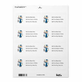 Afgestudeerde Meisje Etiket (Full Sheet)