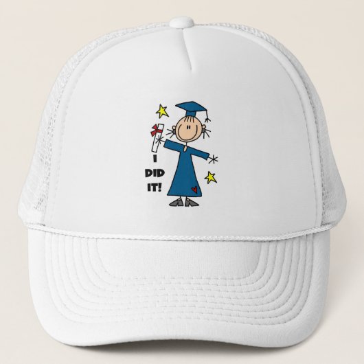 Afgestudeerde Meisje Trucker Pet (Voorkant)