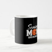 Afgestudeerde moeder Cl van 2026 Basketbal Moeder Koffiemok (Voorkant links)