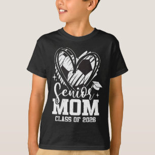 Afgestudeerde Moeder Cl Van 2026 Voetbal Afstudeer T-shirt