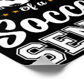 Afgestudeerde moeder Cl van 2026 Voetbal Moeder Af Poster (Hoek)