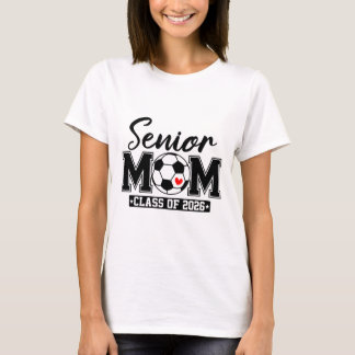 Afgestudeerde moeder Cl van 2026 Voetbalmoeder Afs T-shirt