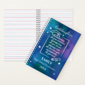 Afgestudeerde peetdochter naam jaar notitieboek (Binnen)