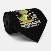 Afgestudeerde Pre-K Kleuterschool Dinosaur T Rex Stropdas (Opgerold)